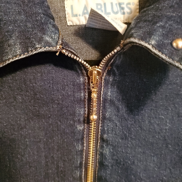LA Blues Vintage Stretch Denim Jacket - Picture 3 of 4